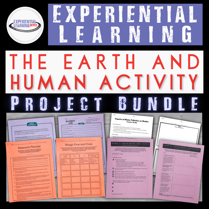 The earth and human activities: experiential learning resource bundle