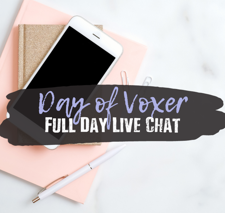 Experiential learning coaching option - full day of live chat using the Voxer app.