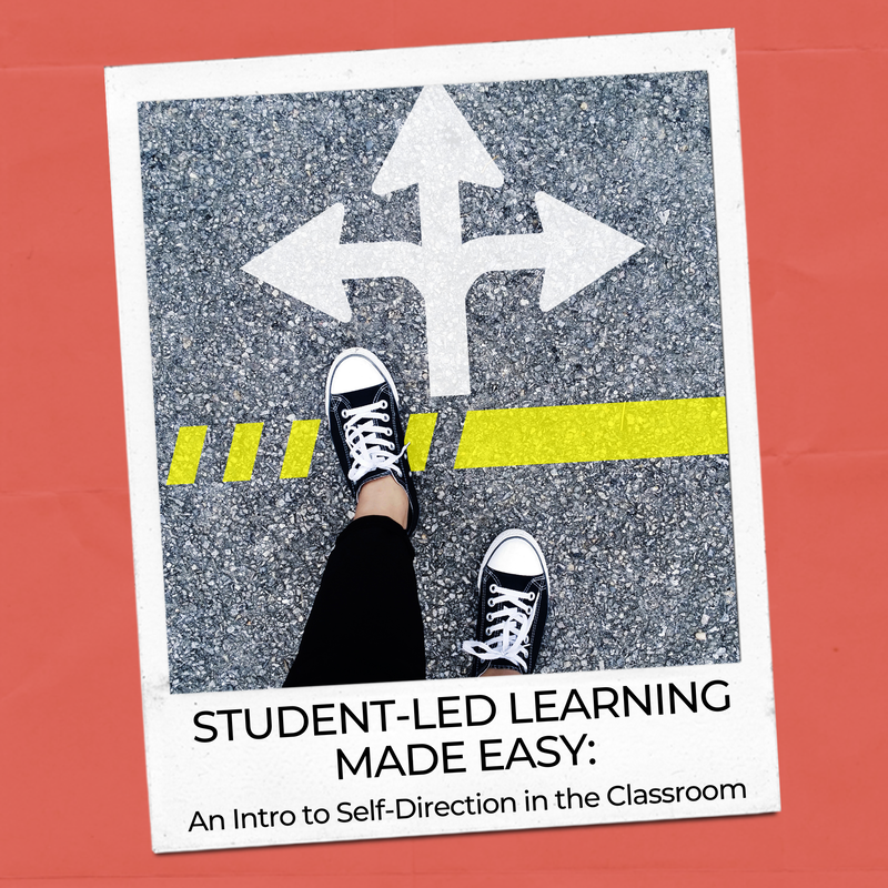 Student-Led Learning Made Easy is a great online course to get you started with student-led learning, including that of PBL, where students can self-direct their one final projects.