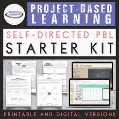 PBL Starter Kit with a design tool kit that includes the most essential components of project-based learning