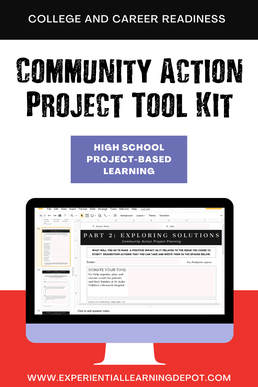 Teach resume writing with community action projects.