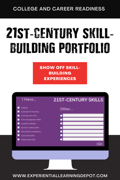 Teach resume writing with a 21st-century skill building portfolio resource.