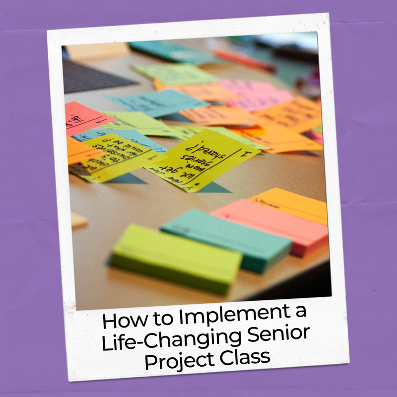 Blog post on how to implement the senior project ideas in this post.