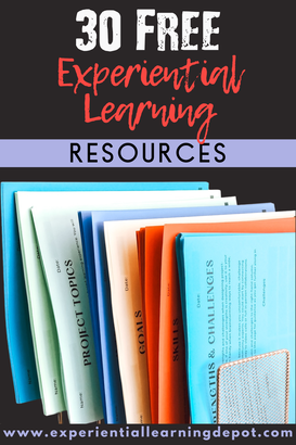 Free experiential learning lesson plan templates and tools blog post cover image.